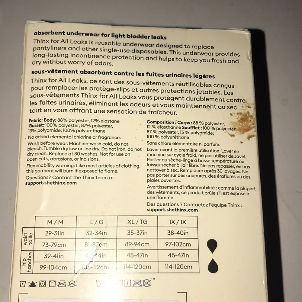 NIB Thinx Leak-Proof Underwear - Picture 6 of 7